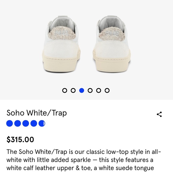 P448 Soho White/Trap sneaker - Picture 5 of 7